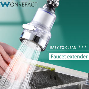 360 ° Rotating Dechlorination Filter Three-Speed Switch Extension Faucet Bathroom Kitchen Sink Accessories