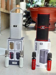 Loa karaoke mini YS 218 là dòng loa bluetooth karaoke hiện đại. Thiết kế được nhỏ gọn chức năng rất đa dạng và tương đối đầy đủ. Bạn có thể dùng để nghe nhạc làm loa trợ giảng hoặc hát karaoke giải trí khi cần thiết.