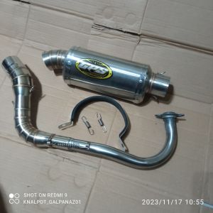 Knalpot Gps oval Mio sporty inlet 50 ngebas