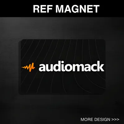 MUSIC & STREAMING APP Ref Magnet | Souvenir ATM Size | Waterproof Scratch Proof Cheap & Durable