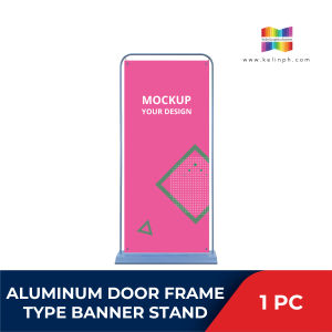 KGS Door Frame Type Banner Stand Tarpaulin Standee 180cm x 80 cm | Event Displays| Event Stand