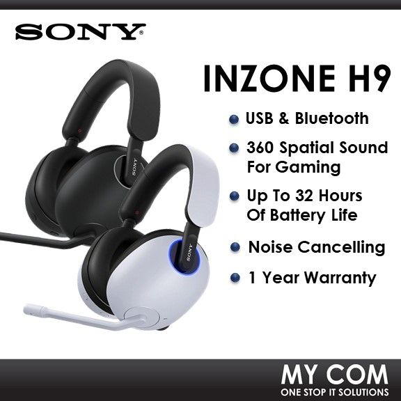 Sony INZONE H9 Wireless Bluetooth Noise Cancelling Gaming