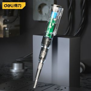 Bút Thử Điện Cảm Ứng Đa Chức Năng Cao Cấp Deli ( Kiểm Tra Thông Mạch Đứt Mạch Phát Hiện Dây Nóng & Dây Nguội)