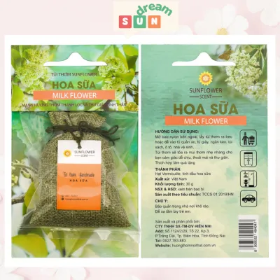 Túi Thơm Sunflower 30G Hương Nhài Hương Biển Hương Hoa Hồng Hương Hoa Oải Hương Hương Hoa Sữa