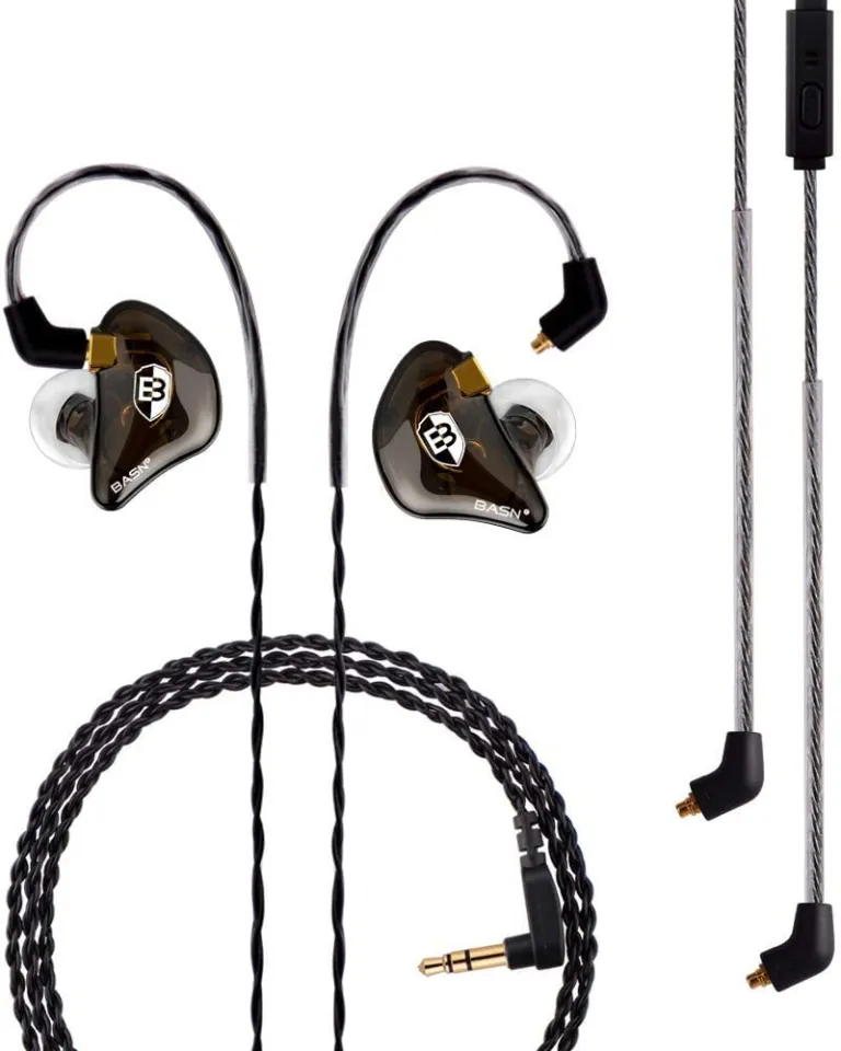 BASN Professional in Ear Monitor Headphones for Singers Drummers