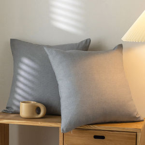 SUNLIGHT HOME Solid Color Throw Pillow CoverSimple Cushion Cover 3 SizesBreathable Pillowcase