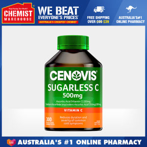Cenovis Vitamin C 500mg Sugarless Chewable 300 Tablets Provide Support for Healthy Immune System Function Chemist Warehouse