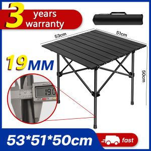 【CEMAL】(Black 3-piece set) (2 CHAIRS+1 TABLE)Outdoor Camping Chair and Table picnic/beach portable folding
