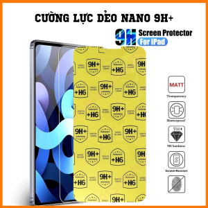 Kính Cường Lực dẻo dán màn hình iPad Pro 10.5 in/iPad Air 4 (10.9 in)/Pro 12.9 in(2022)/iPad Pro 11in (2018)
