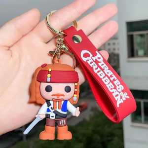 GANTUNGAN KUNCI PIRATES OF CARRIBEAN GANCI BAJAK LAUT GANCI PREMIUM PIRATES JACK SPARROW GANCI LUCU CUTE