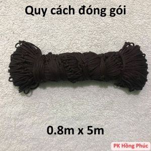 Lưới chắn cầu thang MÀU NÂU an toàn cho trẻ nhiều kích cỡ tặng kèm dây buộc
