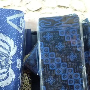 25 Piss Batik Baduy Warna Oranye Ukuran 2x1mtr Harga Grosir