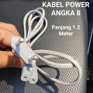 Kabel Power Kabel Angka 8 Kabel Printer Hp Epson Senter P 1-1.2 Meter  DLL