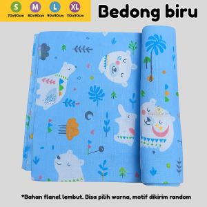 1 Pcs Bedong Bayi Lembut Bahan Flanel Untuk Persiapan Lahiran Baby Newbornswaddle baby blanketBisa Pilih Warna