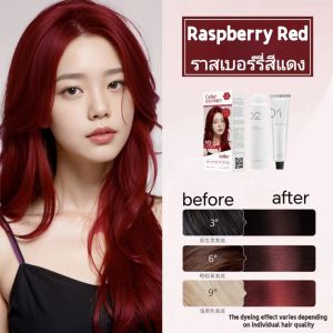 【SG ships】 2025 plant extract hair dye 2 * 100ml partially able to cover white hair free gift: 3pcs hair mark