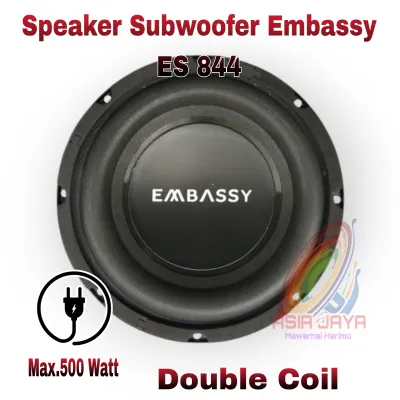 Speaker Subwoofer Embassy ES844 8 Inch ES 844 500W