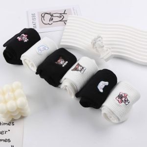 Sanrio Kawaii Sports Socks Cinnamon Kuromi My Melody Cartoon Cute Casual Fashion Ins Style Student Couple Socks