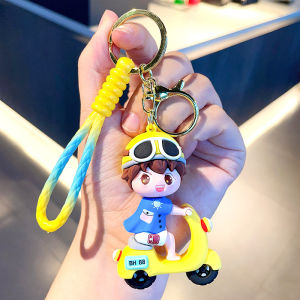 SIGVARD - Gantungan Kunci Couple Pasangan Pacar Bestie Motor Mobil Tas Karakter Unik Lucu KEY17