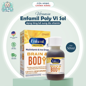 Date 5/2026 Enfamil Brain & Body kèm sắt cho bé từ 6-24 tháng bé phát triển toàn diện 50ml