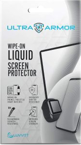ULTRA ARMOR Liquid Glass Screen Protector for All Smartphones Tablets and Watches Wipe On Nano Protection - Universal