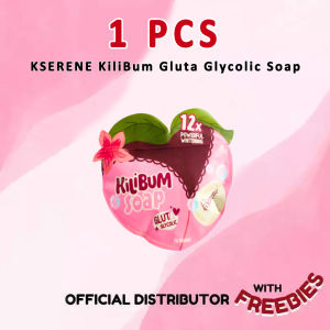 KSerene Kilibum Soap 3 Bars x 70g with Gluta Glycolic 12x Powerful Whitening 1 PACK