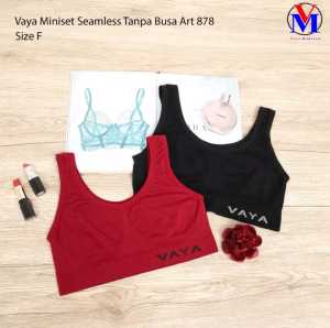 PROMO!! Miniset Vaya Seamless art 808/878 - Miniset Tanpa kawat - Miniset Sport