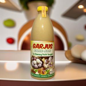 BPOM Jus Herbal Bawang Putih Tunggal Madu Lemon Jahe Merah Kayumanis Cuka Apel - Kesehatan Jantung Vertigo Asam Urat Kolesterol Darah Tinggi Garjus Garlic Juice