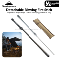 Campingmoon Detachable Blowing Fire Stick Portable Ultralight Fire Blowpipe Blow Fire Tube High Effective Outdoor Firing Tool Camping Hiking Beach Picninc Travel Heavy Duty Original Camping Moon. 