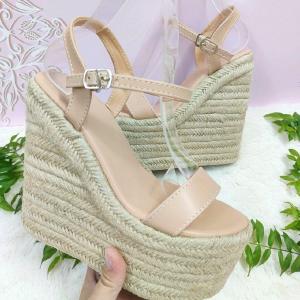 Giày đế xuồng cô dâu đế cao 15p( 1 tất rưỡi) giày dễ mang dễ di chuyển không đau chân mặc áo dài váy cưới nâng dáng