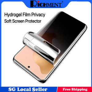 【✅SG Seller✅】RICHMENT Privacy Anti-Spy Hydrogel Anti-fingerprint Touch Sensitive Screen Flim Screen Protector For Samsung Galaxy S25 Ultra S24FE S24 FE S24 ULTRA S24 PLUS S23 FE S23 Plus S22 S21 A73 A55 A35 A25 A15 A53 A23 A12 A13 A14 A42 Note 20U A32