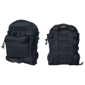 เสื้อกั๊กไนลอน1000D กระเป๋าเป้ยุทธวิธี MOLLE กระเป๋าที่ใส่ถุงน้ำน้ำน้ำหนักเบาอุปกรณ์กลางแจ้งสำหรับการล่าสัตว์การเดินป่าการตั้งแคมป์ปืนอัดลม