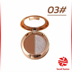 Local home อายแชโดว์ 2สี พาเลทตามี 3 เฉดสี ให้เลือก อายชาโดว์ตา ติดทนนาน กันน้ำ กันเหงื่อ eyeshadow