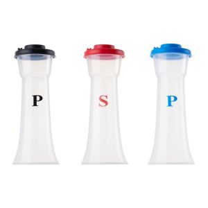 Kirilgu Large Moisture Proof Salt And Peppers Shakers Spices Jar For Kitchen Or Camping 4P6B8