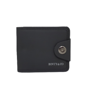 Dompetkoe Dompet Pria Cowok Dewasa Bovis Kancing Magnet Import Harga Murah Model Keren Anak Muda Terbaru Kekinian Kualitas Distro Bahan PU Leather