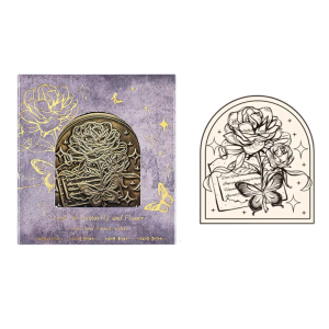 คลิปหนีบสมุดเก็บภาพแนววินเทจคลิปสมุดจด/ไดอารี่ขนาดเล็กที่หนีบกระดาษโลหะสำหรับจัดระเบียบสมุดบันทึกไฟล์รูปภาพวารสาร