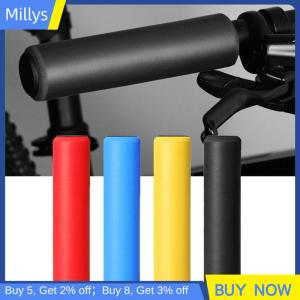 Millys 1คู่ซิลิโคนจักรยานจักรยานกลางแจ้ง MTB จักรยานเสือภูเขาแฮนด์จักรยานปลอกกันลื่นสนับสนุนที่แข็งแกร่งจับชิ้นส่วนจักรยาน