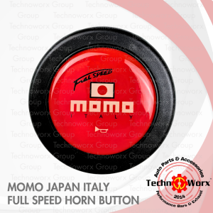 MOMO Horn Button RED FULL SPEED Monte Carlo Classic Car Accessories Steering Wheel Horn Greddy Jdm