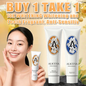 【BUY 2 TAKE 2】ALICEVA whitening toothpaste teeth teethpaste anti-sensitiv removes yellow freshens