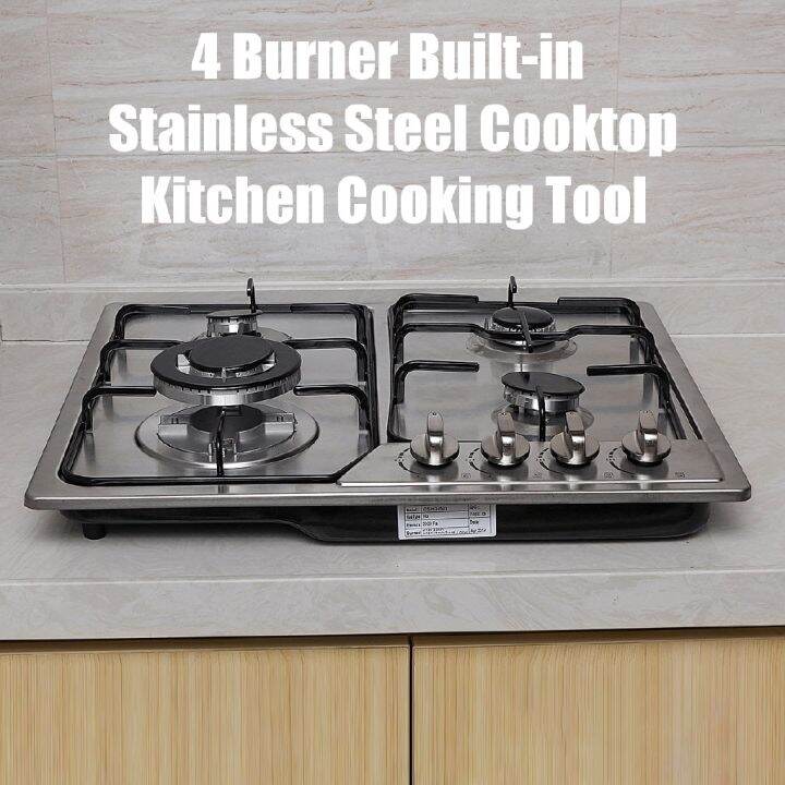 Stainless steel built in gas deals stove