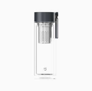 Xiaomi Mijia Double Layered Glass Bottle 400ml Portable Tea Cup High Borosilicate Glass (Singapore Seller)