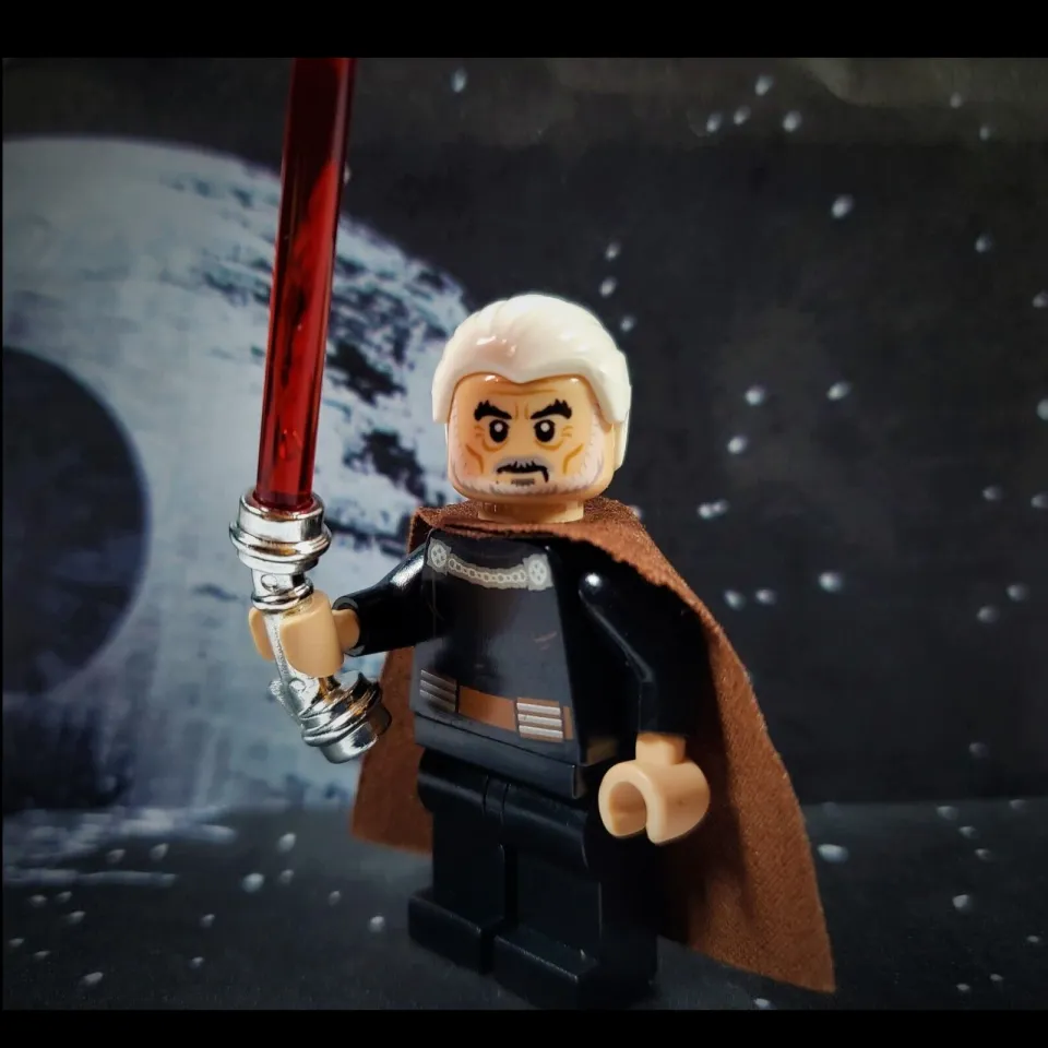 LEGO® 75017 STAR WARS™ Count Dooku White Hair (SW0472)(Includes