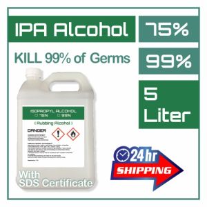 New Member Exclusive[ Ready Stock ] Isopropyl IPA 5 Liter 4KG 75% 99% Surface Hand Sanitizer Rubbing Non Sticky