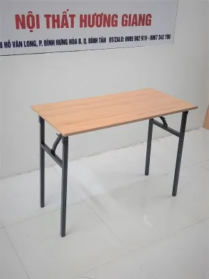 Bàn làm việc chân gấp gọn BG75 dài 100cm(nhiều màu sắcchắc chắn)