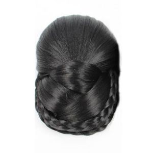 SJJL MALL Trendy High quality Invisible Straight Hair Accessories Hair Extension Women Natural Female Fake Hair Bun Bride Hairpiece Hanfu Hair Chignon Braided Chignon