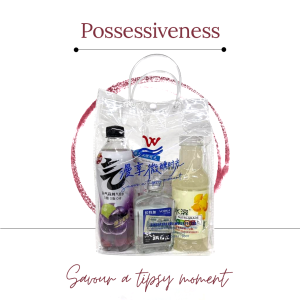 DIY Cocktail Kit - Possessiveness Vodka Cocktail Set | Home Bartender Pack w/ Vodka Grape & Lemon Drinks Cups & Straw