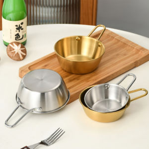 Stainless Steel Round Rice Wine Bowl with Handle: A Comprehensive Guide
