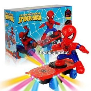 Đèn lồng trung thu pin batman lướt ván cho bé có nhạc đèn sôi động size to (ảnh thật)