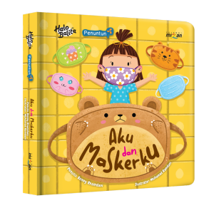 DAR Mizan - Buku Anak Halo Balita Penuntun Aku dan Maskerku (Boardbook ) - Mizan