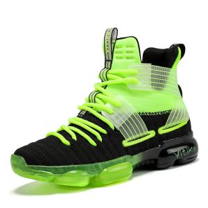 High-Top Kids Basketball Shoes Durable Lace-Up Non-Slip Sneakers Secure Sports Running Shoes for Little to Big Kids2026