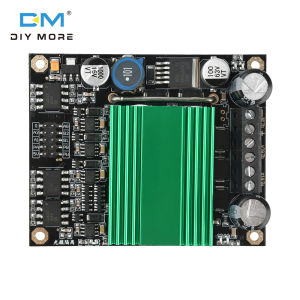 โมดูลไดร์เวอร์มอเตอร์คู่แบบ100A DC 12-48V พลังงานสูงเป็นพิเศษไดร์ฟเวอร์มอเตอร์ DC แยกออปโต้คัปเปลอร์ H-Bridge แบบ Diymore